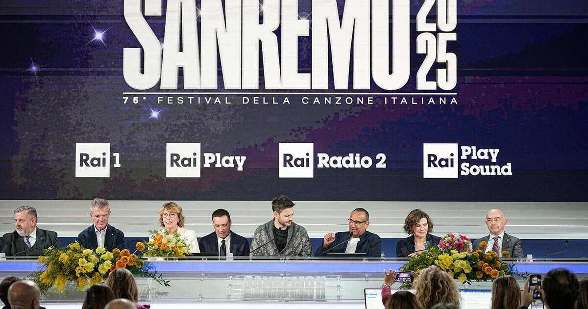 Sanremo 2025, lo tsunami-Carlo Conti eccita i palinsesti: cosa è successo al Tg1