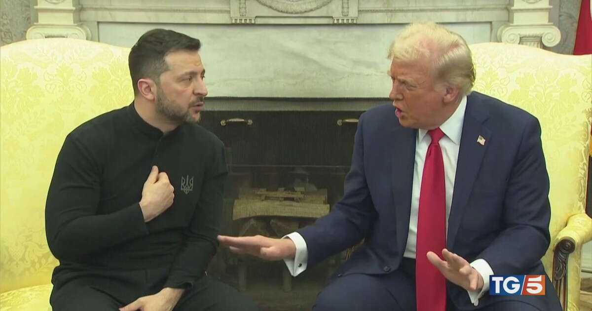 Trump-Zelensky incollano al video: Speciale Tg5, risultati clamorosi