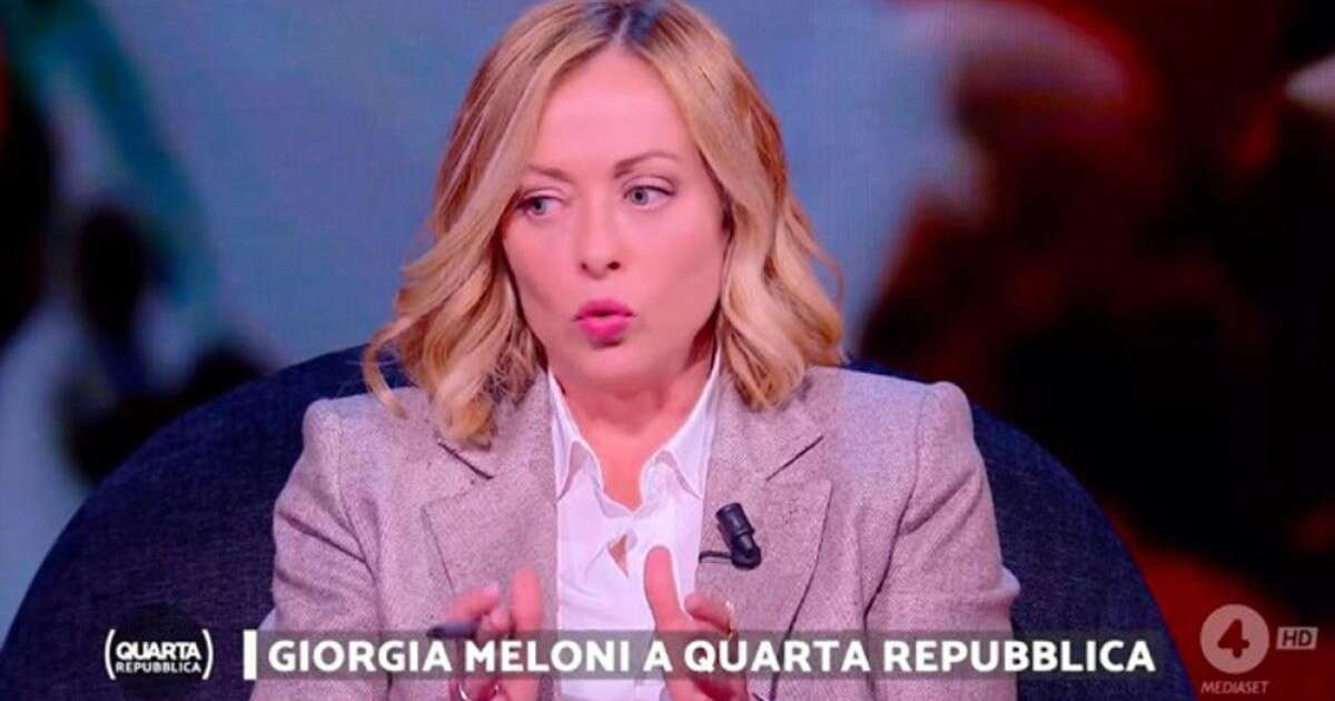 Giorgia Meloni fa volare Rete 4: il 