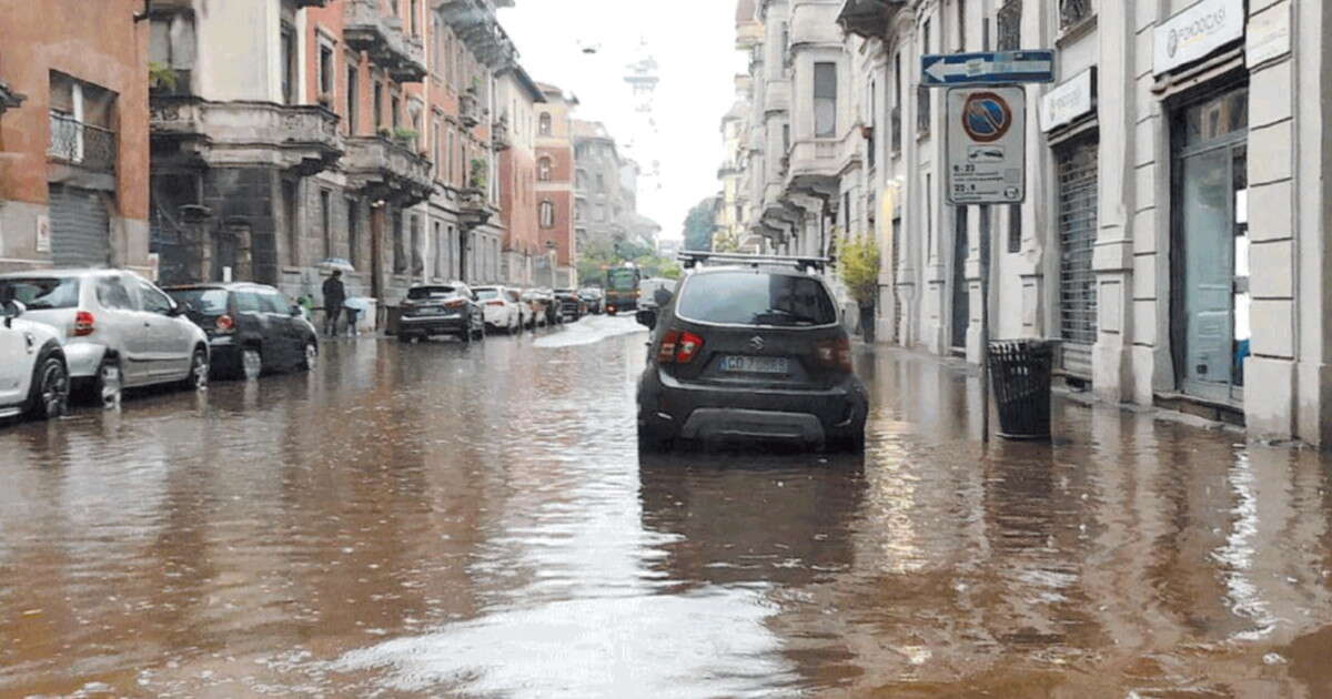 Quando piove anche Milano si romanizza: un'altra volta sott'acqua