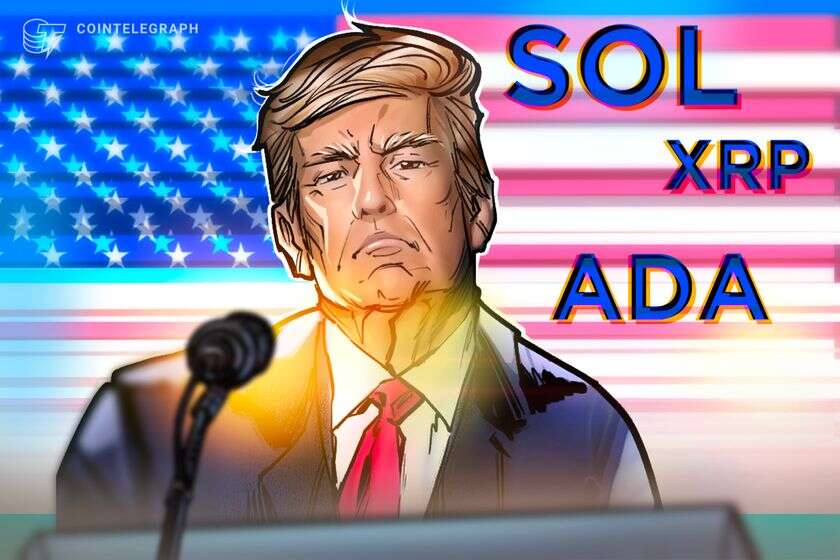  Trump says digital asset stockpile will include SOL, XRP, and ADA 