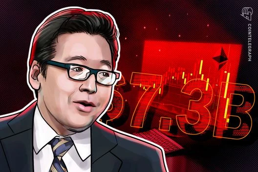 Tom Lee’s Ethereum portfolio down $7.35B as ETH price outlook worsens