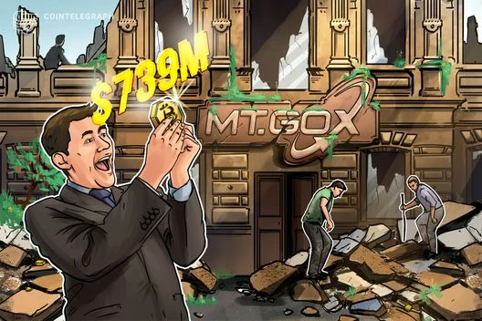 Mt. Gox moves $739M in Bitcoin from cold wallets: Arkham