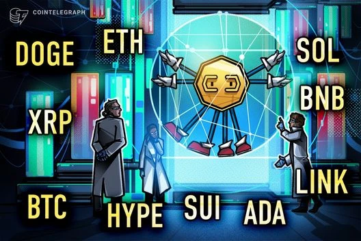  Price predictions 10/8: BTC, ETH, BNB, XRP, SOL, DOGE, ADA, HYPE, LINK, SUI 