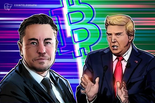  Trump-Musk spat sees Bitcoin tumble, liquidating $308M in longs 