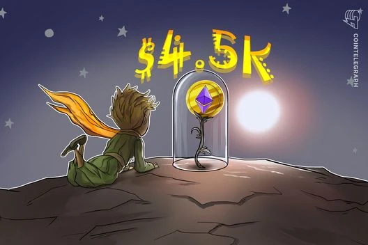  Ether futures open interest hits all-time high as ETH price tops $4.5K — Will it last? 