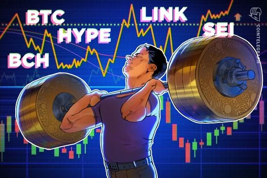  Bitcoin aims for highest weekly close: Will HYPE, BCH, LINK, and SEI follow? 