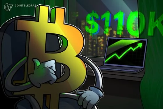  Bitcoin price shows strength, but will BTC bulls be able to push through $110K? 