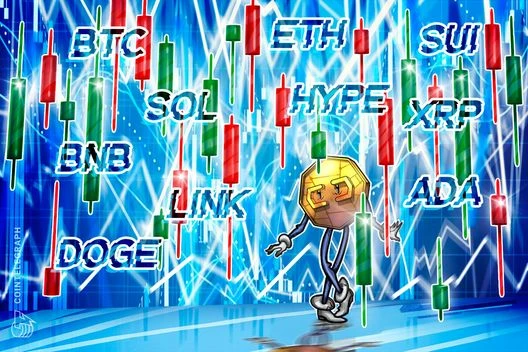  Price predictions 5/30: BTC, ETH, XRP, BNB, SOL, DOGE, ADA, SUI, HYPE, LINK 