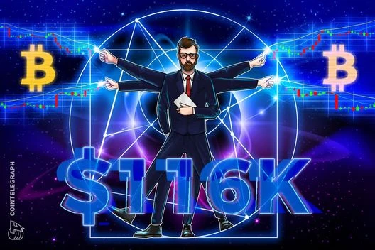  Bitcoin traders have these BTC price levels in mind at $116K 
