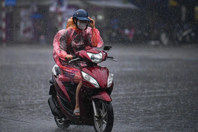Tuần sau miền Bắc lại mưa dông dài ngày