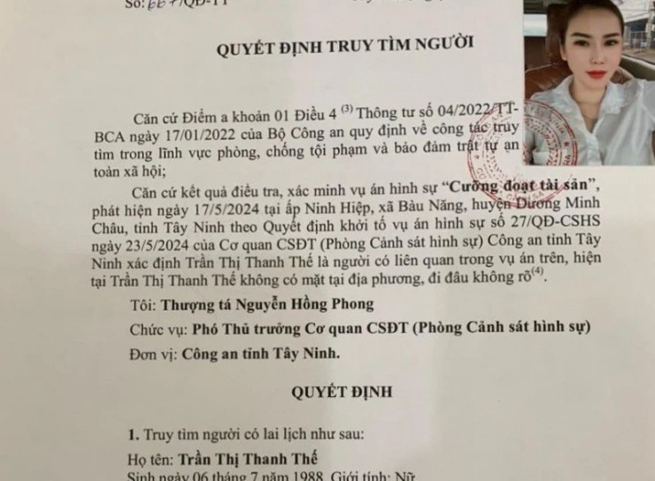 Tin tức 24h qua: Công an Tây Ninh truy tìm một “hot girl”