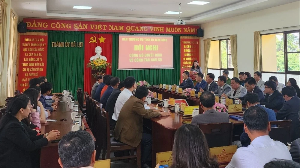 Chủ nhiệm UBKT Tỉnh uỷ Lâm Đồng làm Bí thư Thành uỷ Đà Lạt