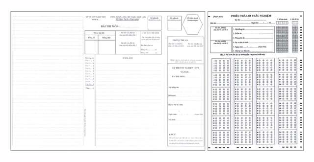 Thí sinh cần lưu ý gì khi Bộ GD&ĐT thay đổi mẫu giấy thi tốt nghiệp THPT 2024?