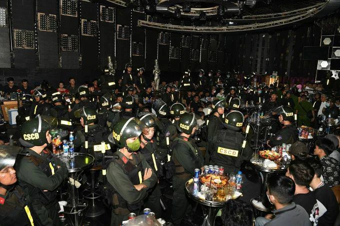 23 người bị bắt vì liên quan ma túy tại bar Phương Lâm