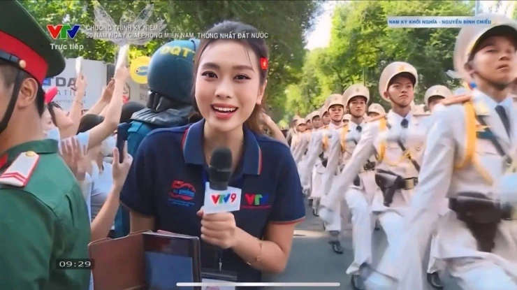 Tình huống khiến BTV Ban Mai căng thẳng khi dẫn hiện trường Lễ diễu binh 30/4
