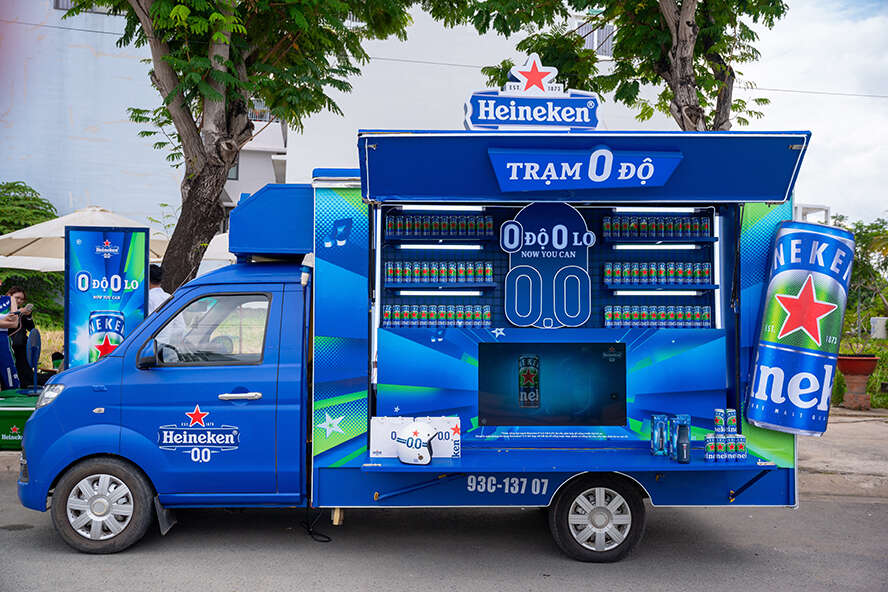 Tháng An toàn giao thông, Heineken 0.0 hợp tác Xanh SM Lái xe 0 khói, Uống Heineken 0.0% độ cồn