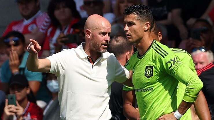 HLV Ten Hag đáp trả lời chỉ trích từ Ronaldo về tham vọng của MU