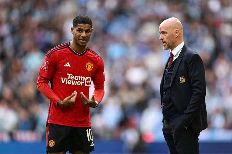 MU mơ đua vô địch Ngoại hạng Anh, HLV Ten Hag “thách” Rashford ghi 30 bàn