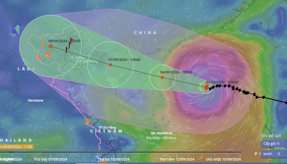 Mối đe doạ của siêu bão số 3 tới Hà Nội và nhiều tỉnh miền Bắc ra sao?