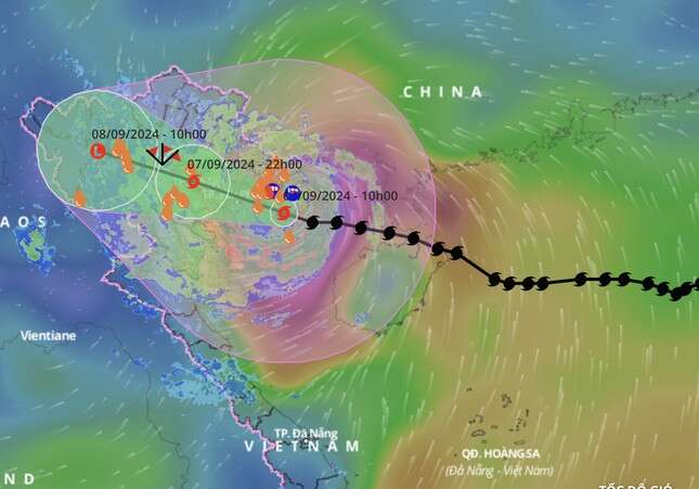 Bão số 3 vào đất liền theo kịch bản xấu nhất