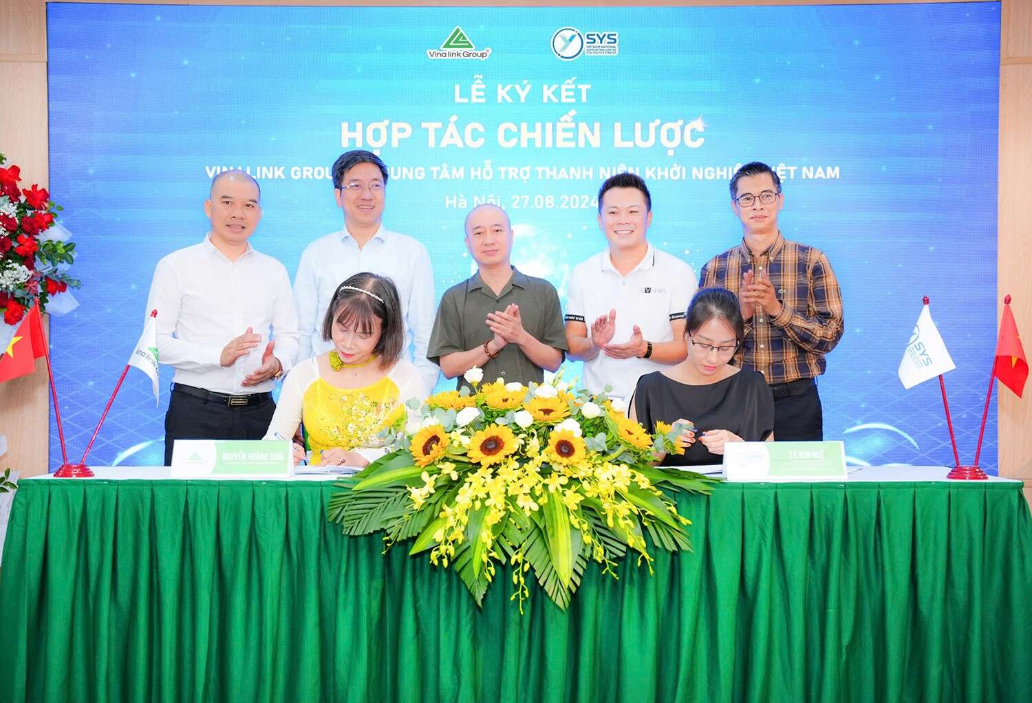 Hợp tác chiến lược giữa Vinalink Group và Trung tâm Hỗ trợ Thanh niên Khởi nghiệp Việt Nam