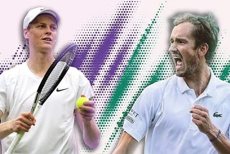 Trực tiếp tennis tứ kết Wimbledon: Medvedev mơ phục hận Sinner, Alcaraz cẩn trọng