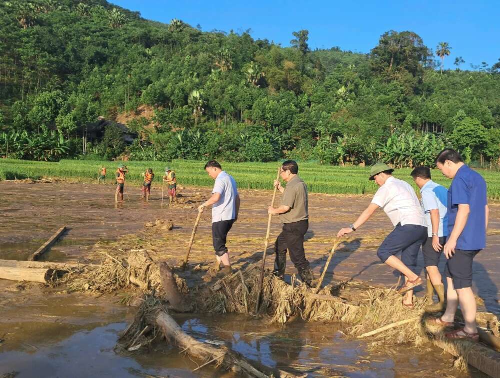 Thủ tướng Phạm Minh Chính đã tới hiện trường vụ sạt lở thôn Làng Nủ, Lào Cai