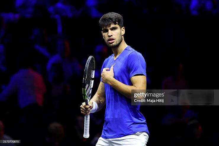 Video tennis Alcaraz - Fritz: Đẳng cấp “Tiểu Nadal”, đăng quang xứng đáng (Laver Cup)