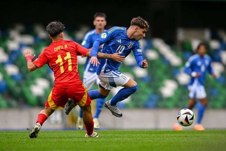 Video bóng đá U19 Tây Ban Nha - U19 Italia: Căng thẳng hiệp phụ, vé vàng về tay (U19 châu Âu)