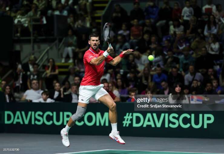 Video tennis Djokovic - Xilas: Áp đảo trong 45 phút (Davis Cup)