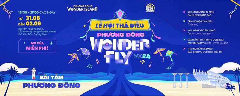 Nhộn nhịp Lễ hội thả diều Phương Đông Wonder Fly tại Vân Đồn dịp 2/9