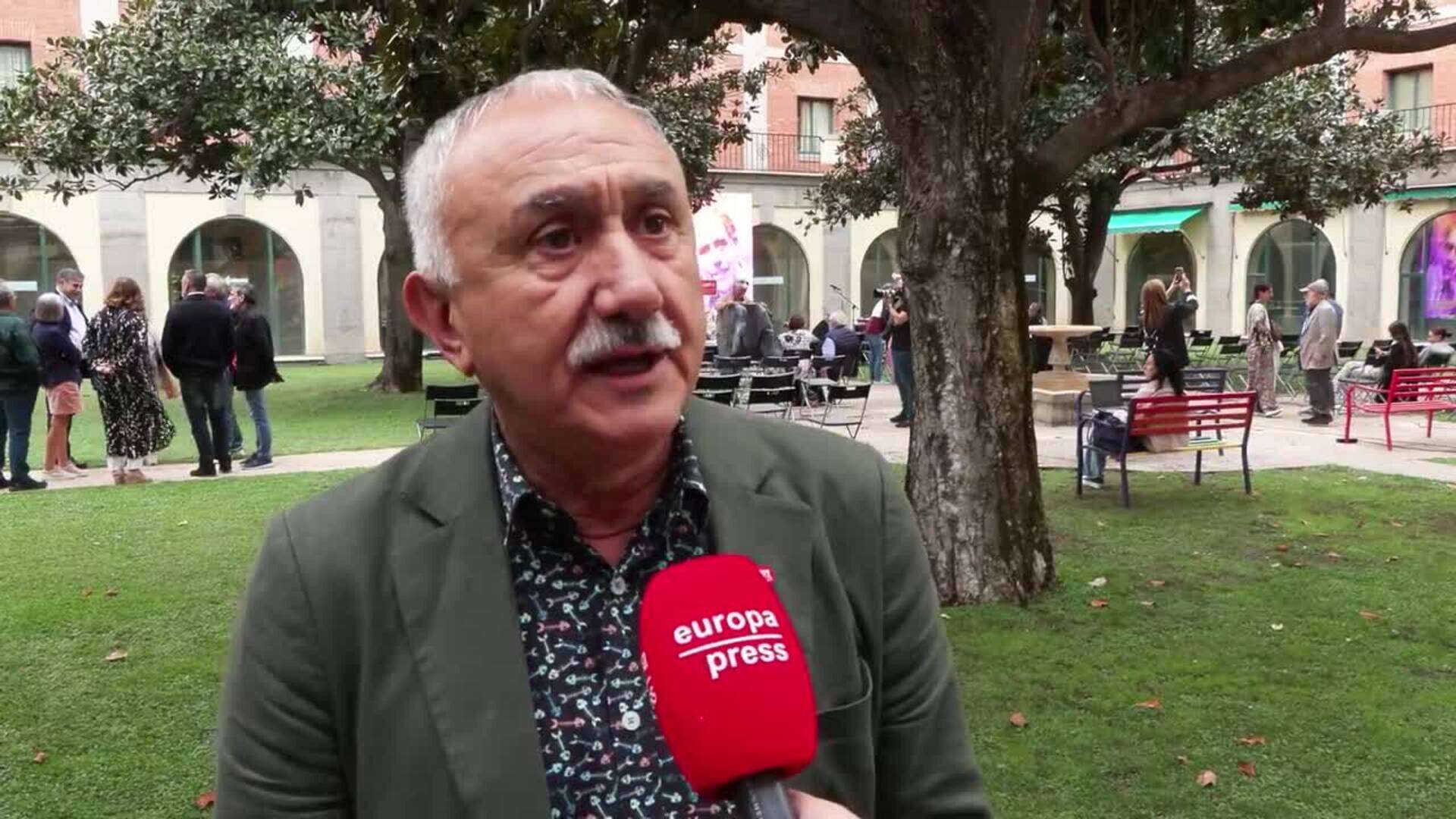 Álvarez (UGT) insiste en que la reducción de jornada 