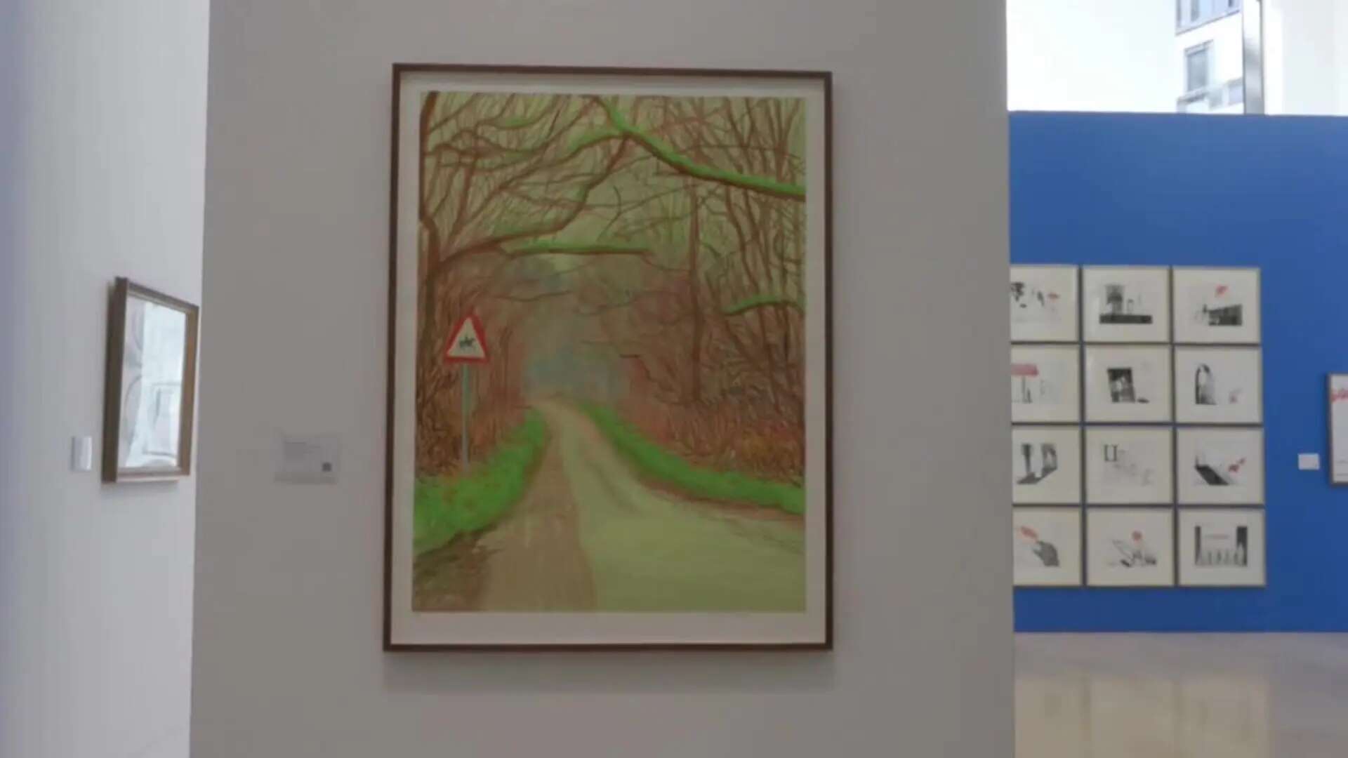 Litografías y dibujos del pintor británico David Hockney, a subasta en Londres