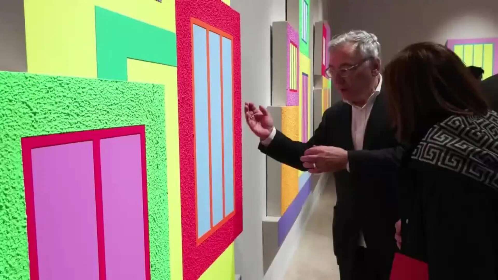 El Thyssen presenta una retrospectiva de Peter Halley, el pintor de las 