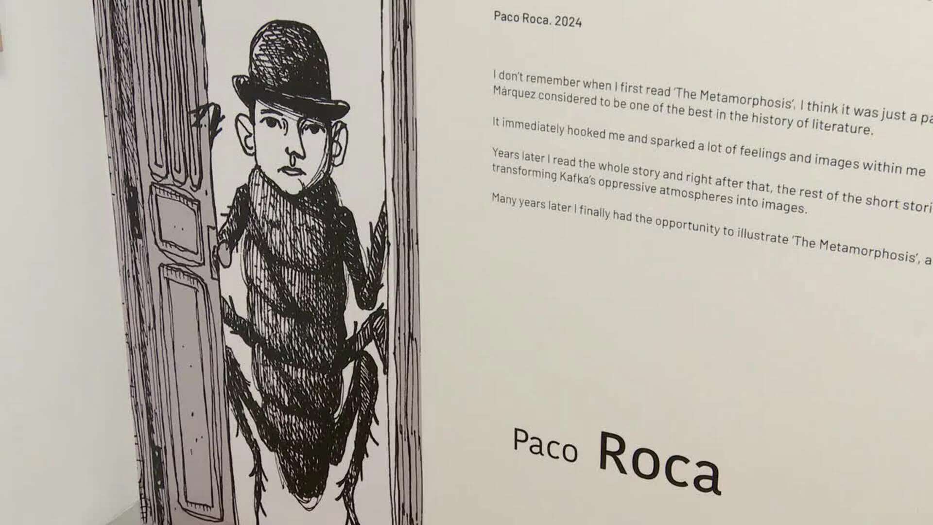 Una exposición en Bilbao aúna la mirada de 30 artistas sobre la vida y la obra de Franz Kafka