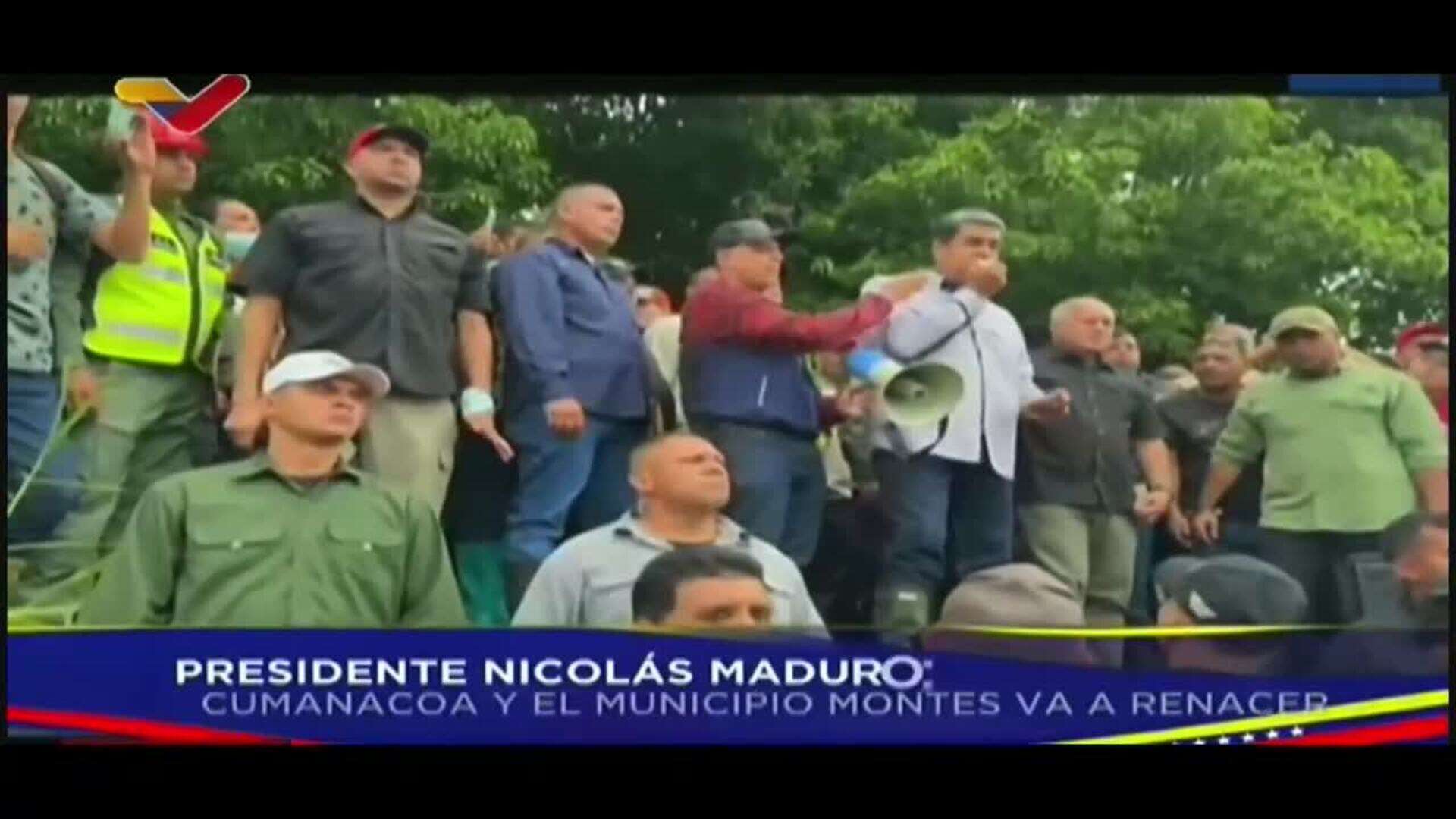 Maduro promete recuperar localidad donde huracán Beryl dejó casi 8.000 viviendas afectadas