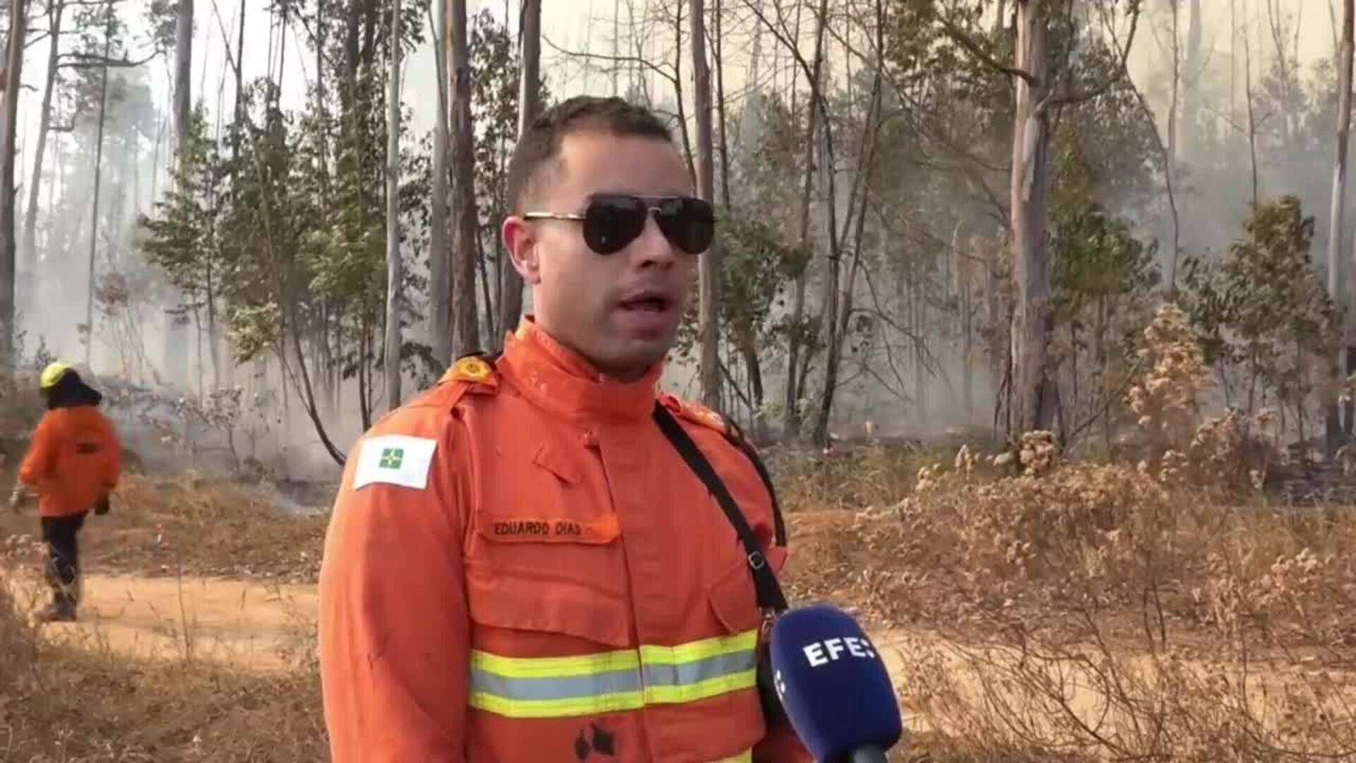 Voraz incendio forestal consume el 20 % del mayor parque natural de Brasilia