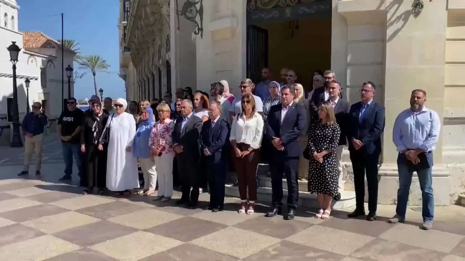 Ceuta guarda un minuto de silencio por los migrantes que mueren al intentar entrar a nado