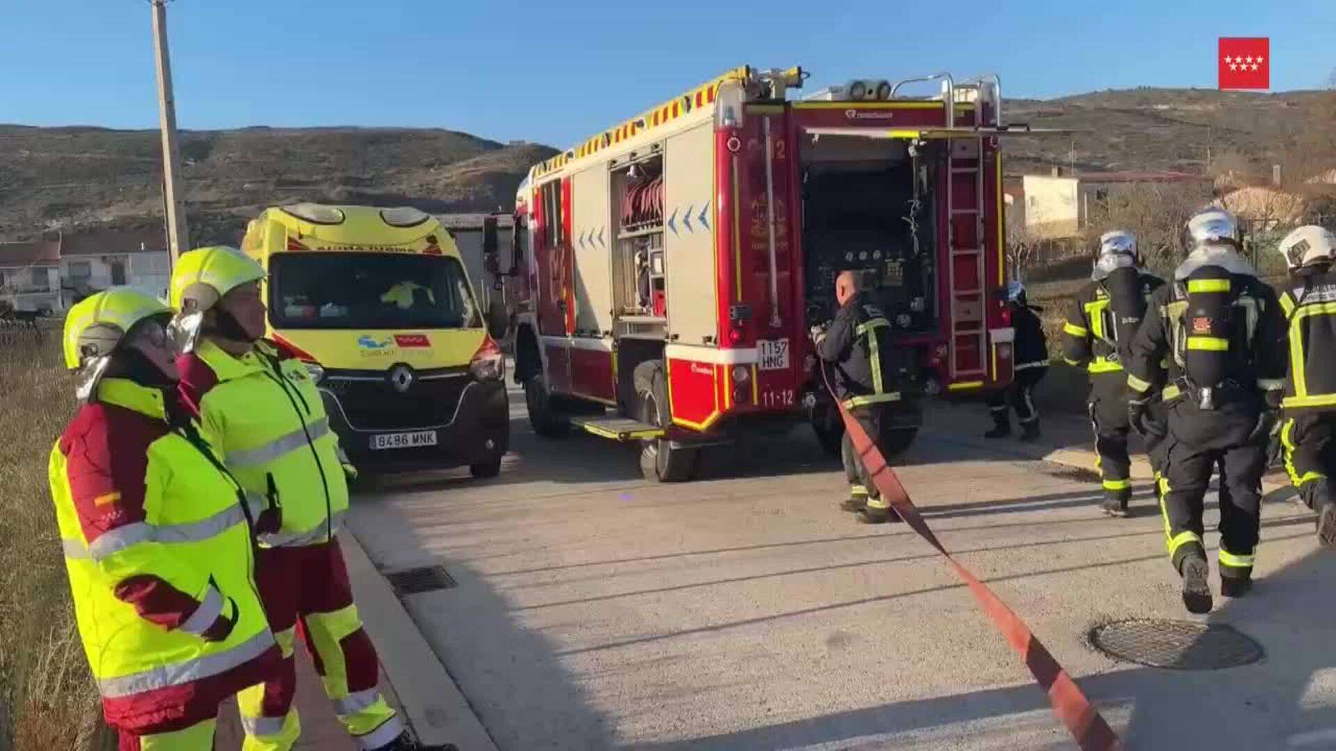 Un chalet de Patones (Madrid) se incendia sin causar heridos