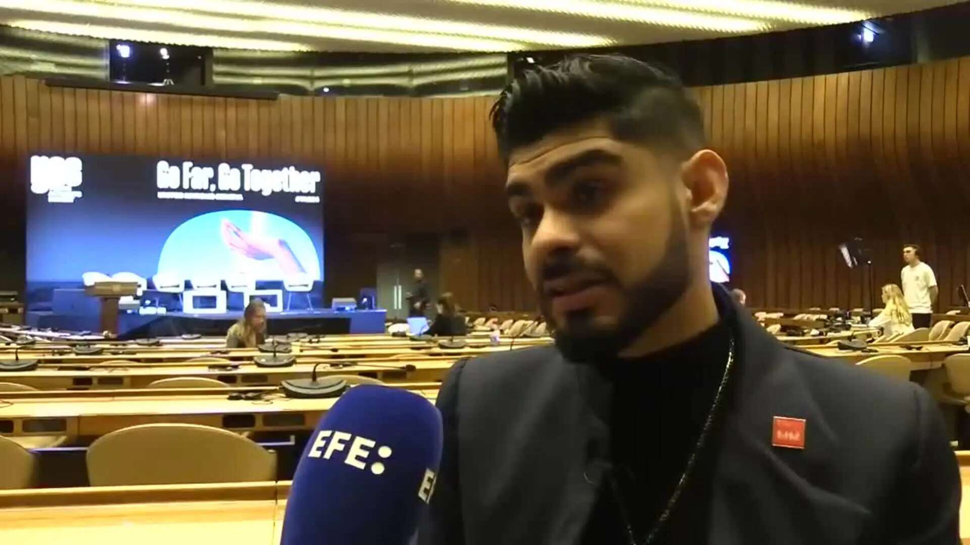 El activista mexicano Álvaro Quiroz, premiado en la ONU por dar voz a jóvenes sin hogar