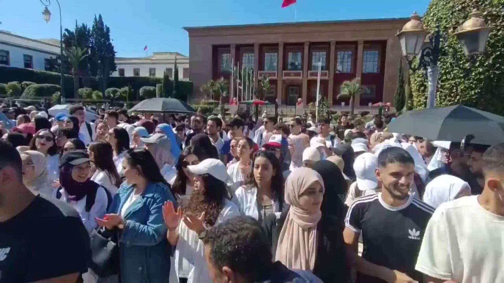 Los estudiantes de medicina de Marruecos persisten en sus protestas tras 10 meses sin acuerdos