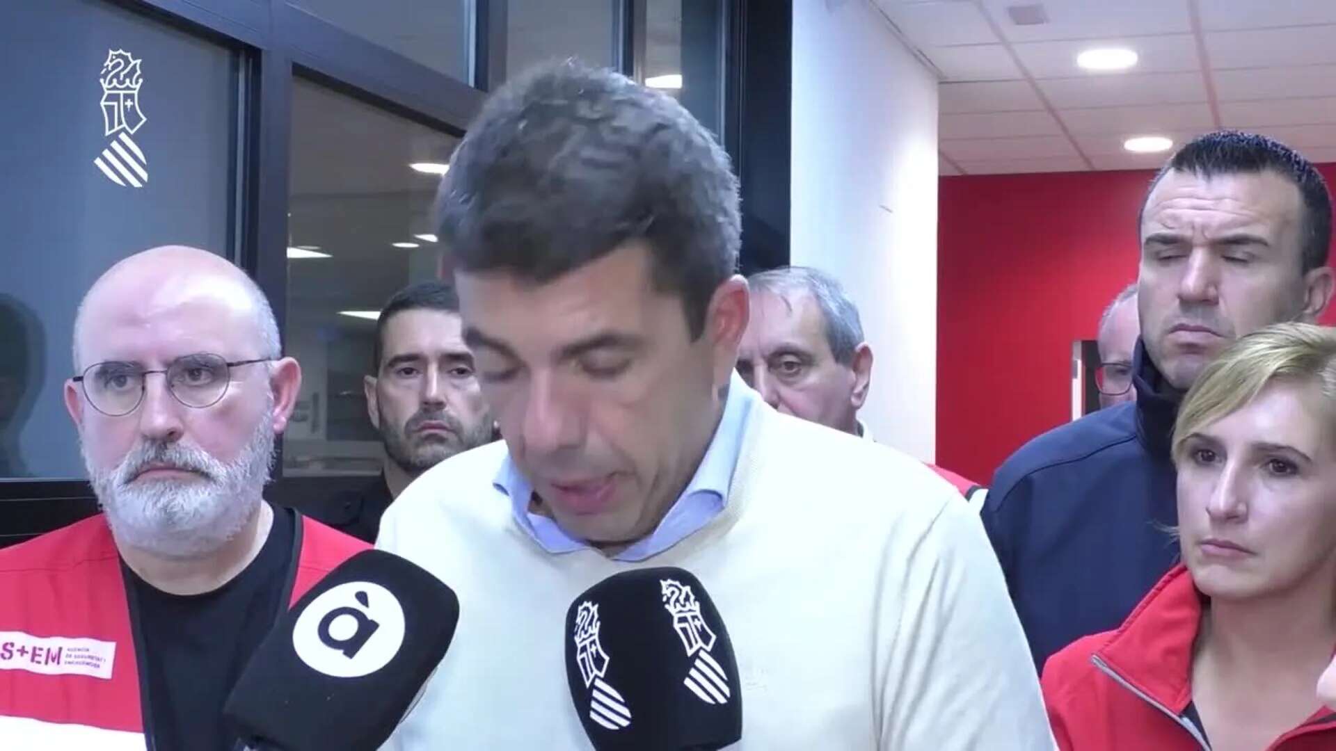 Mazón dice que aún no hay confirmación de pérdidas humanas por la DANA en la C.Valenciana