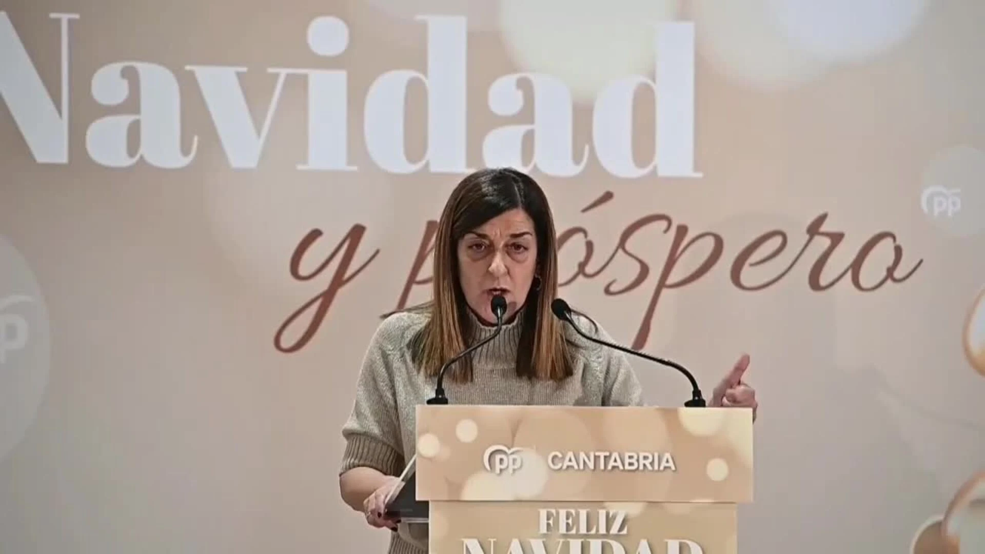 María José Sáenz de Buruaga: Hemos hecho historia al recuperar Cantabria para el PP