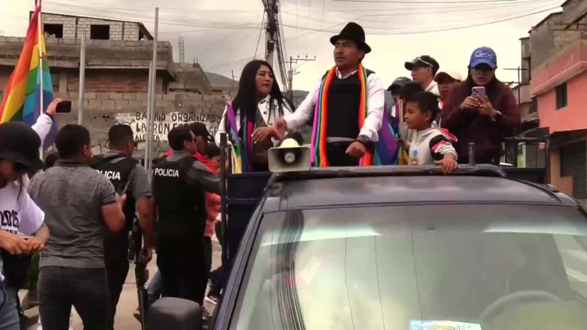 Líder indígena de Ecuador acusa al presidente Noboa de 