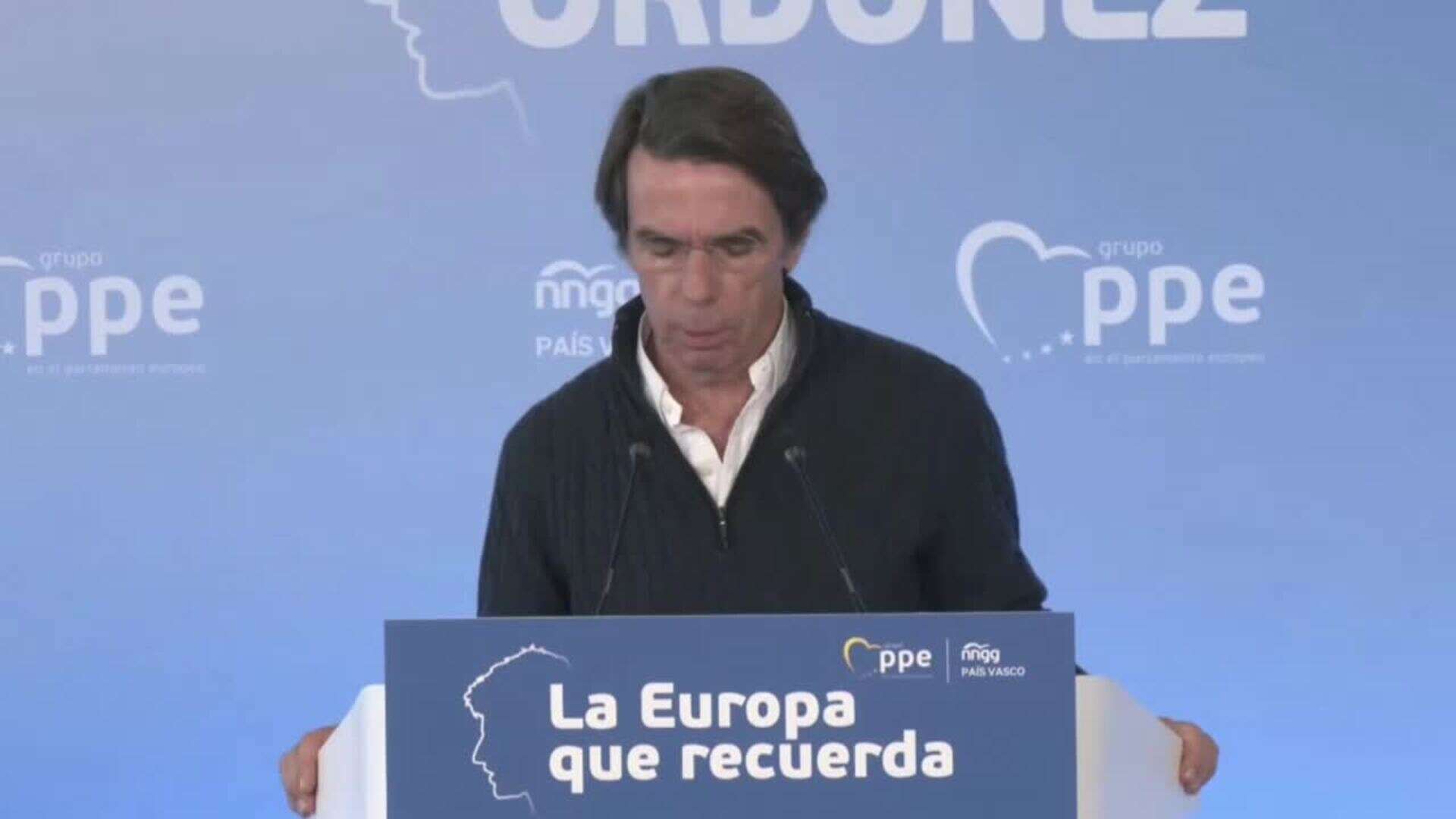 Aznar: con el PNV 