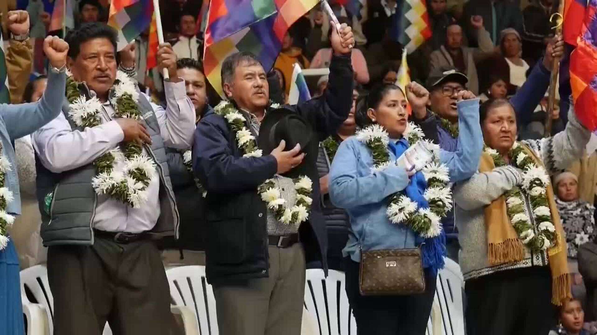 Evo Morales dice que 100 mil seguidores marcharán a La Paz para inscribirlo como candidato