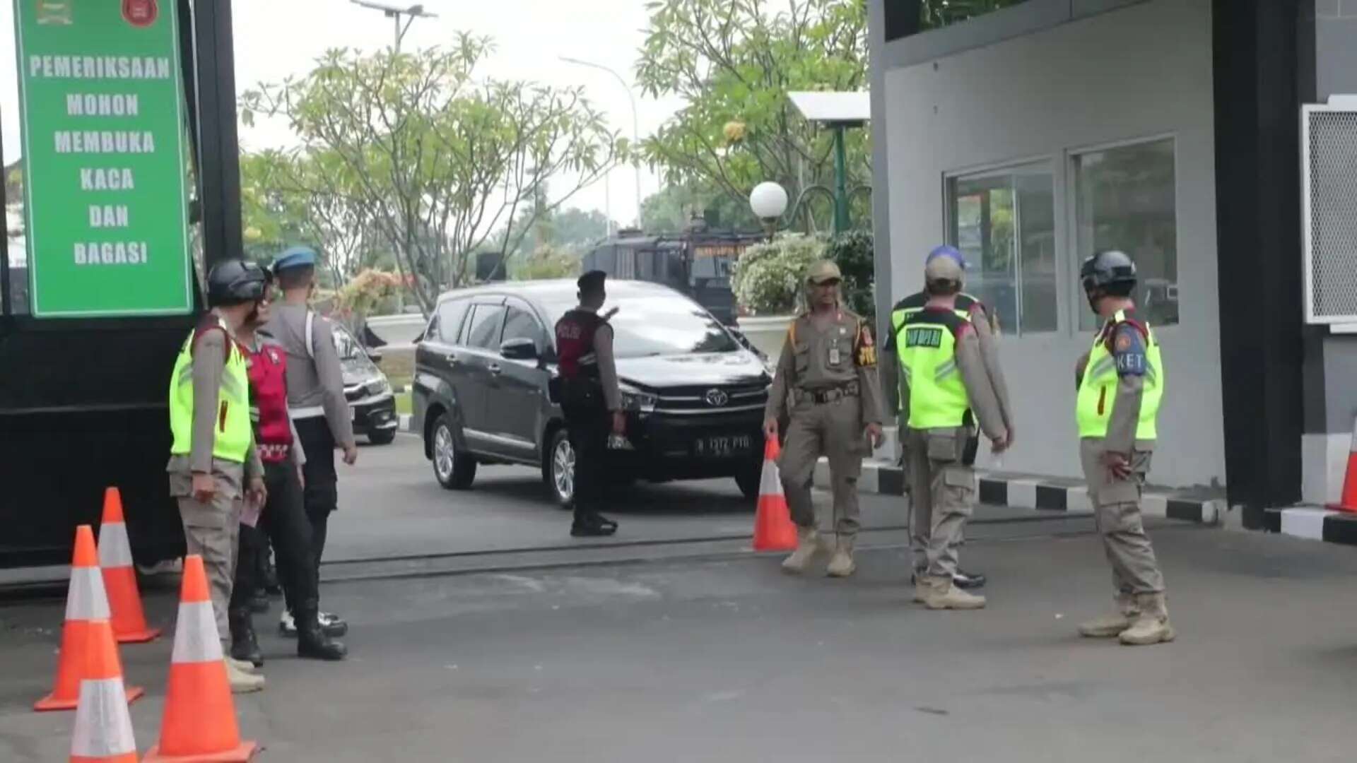 Preparativos en Yakarta para la posesión presidencial de Prabowo Subianto