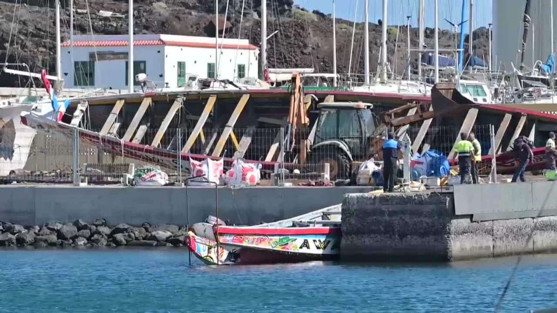 Llega a El Hierro un cayuco con 81 personas, tres de ellas menores