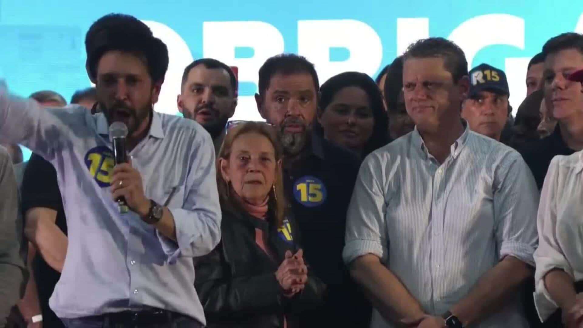 Ricardo Nunes, alcalde reelegido en São Paulo, dice que ganó el 